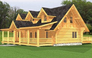 Log Home Package | Macaffrey | Plans | Designs | International